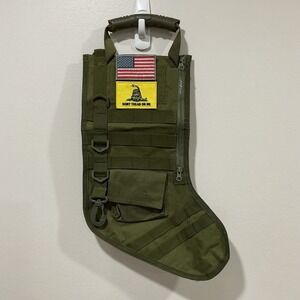 Tactical Stocking With Patches Military USA Flag Don't Tread On‎ Me